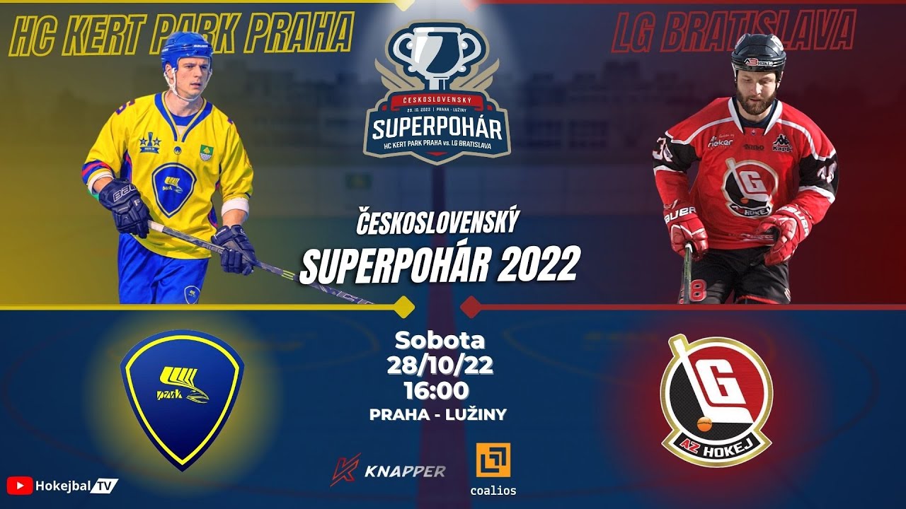 Superpohár 2022 - Muži | HC Kert Park Praha vs. LG Bratislava | 29/10/2022