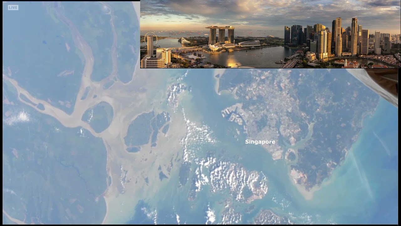Station Astronaut View - Singapore HD