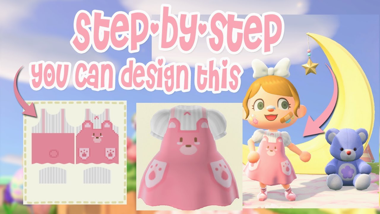 🧸 How to Make a Kawaii CUTE Bear Dress | Cute Design Tutorial