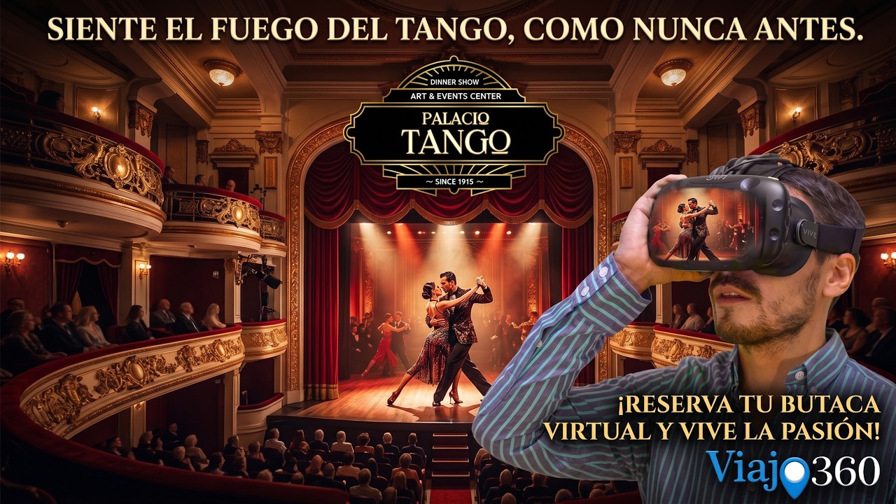 💃🕴️PALACION TANGO🎶🍴 en 360&deg;😮| BUENOS AIRES