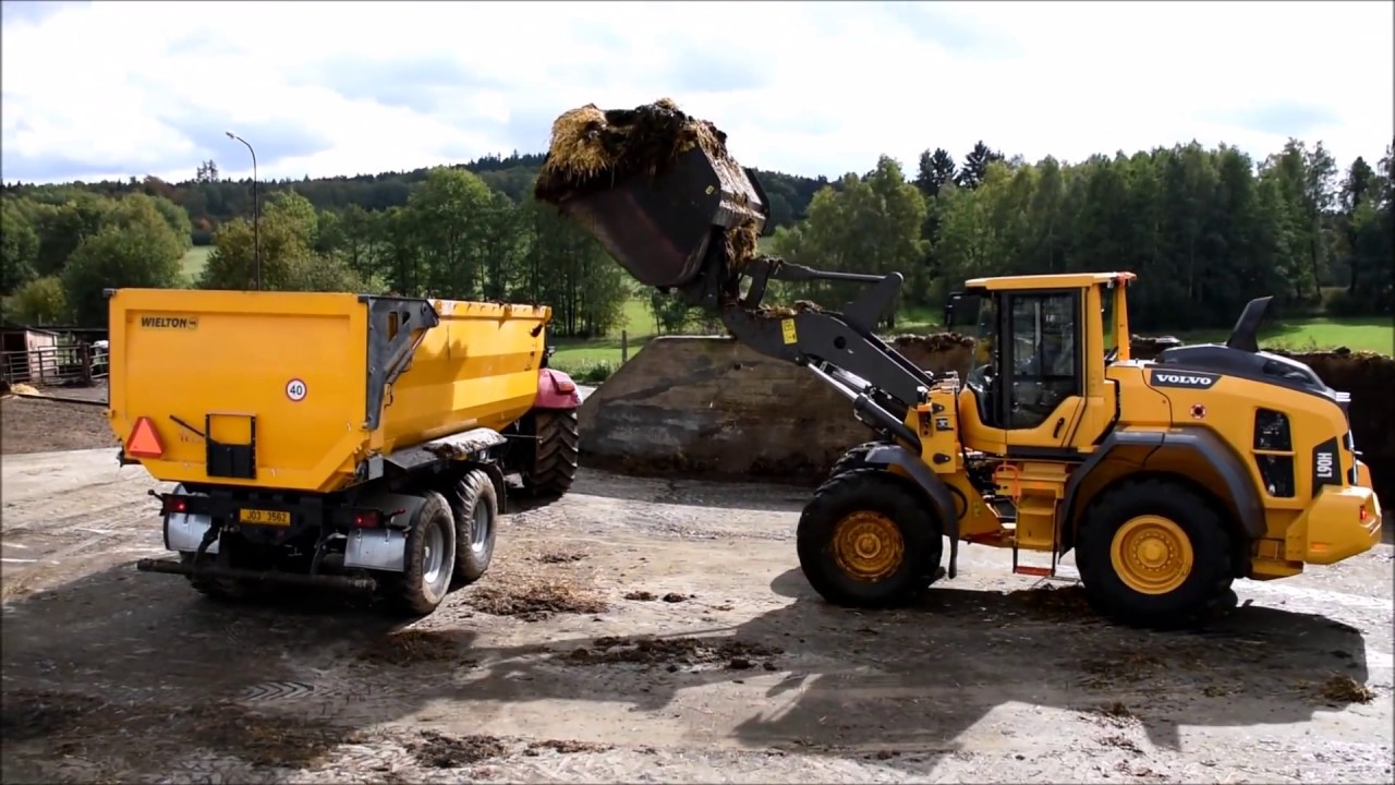 Zkou&scaron;ka nov&eacute;ho nakladače VOLVO L 90 H