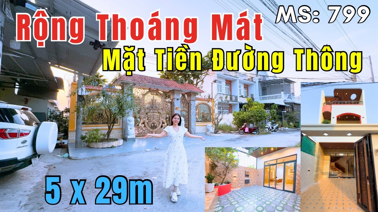 ✅ QUÁ BẤT NGỜ nhà đẹp 145m2 sân thoáng - Nhà mới xây đường thông giáo Bình Chánh 