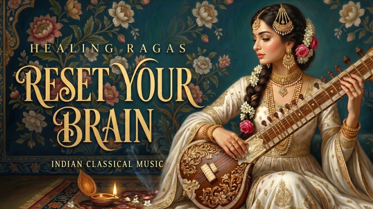 Reset Your Brain Naturally 🧠 | Indian Classical Raga Music for Deep Focus & Inner Calm