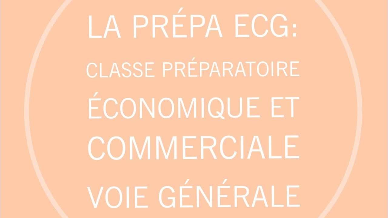 Présentation de la prépa ECG par les étudiants du lycée Joffre, à Montpellier