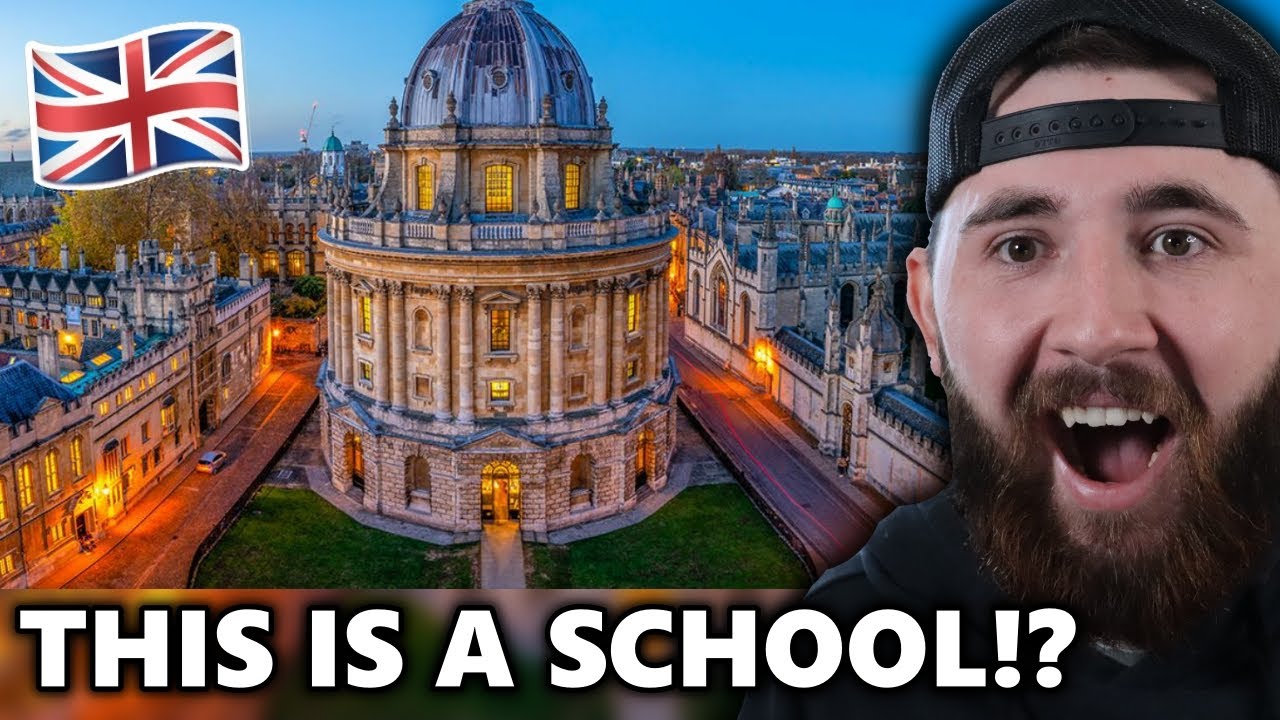 American Reacts to Oxford University for the First Time! *Campus Tour*