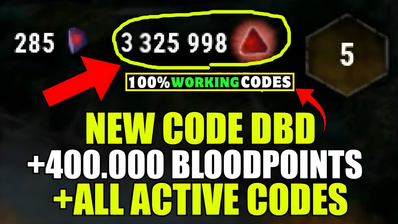*NEW* CODES DEAD BY DAYLIGHT 2026 - DBD CODES – Get Free Bloodpoints, Skins in Dead by Daylight