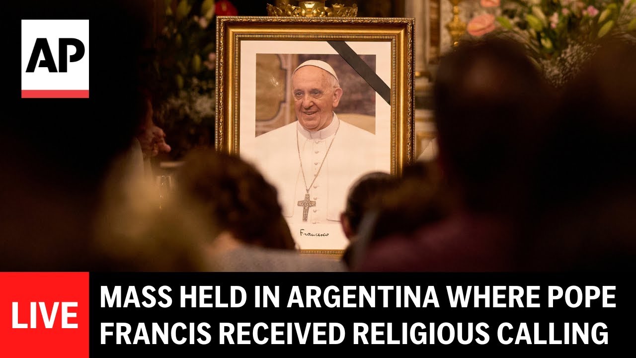 LIVE: Mass held in Argentina where Pope Francis received his religious calling