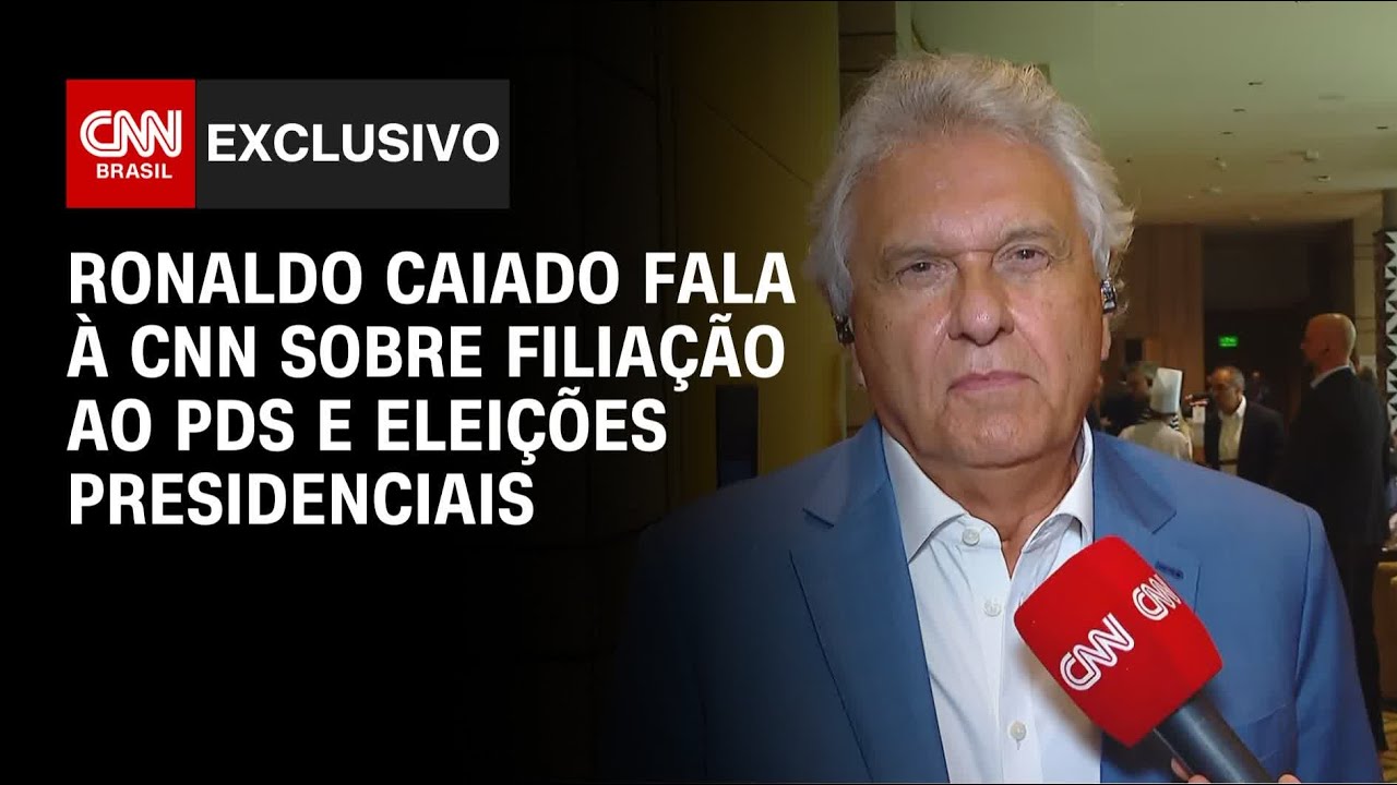 Ronaldo Caiado fala à CNN sobre filiação ao PDS e eleições presidenciais | BASTIDORES CNN