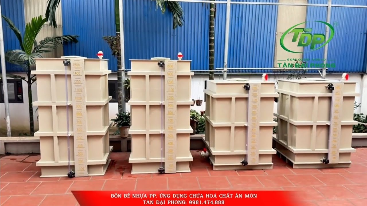Bồn Nhựa PP Chứa Hóa Chất Ăn Mòn