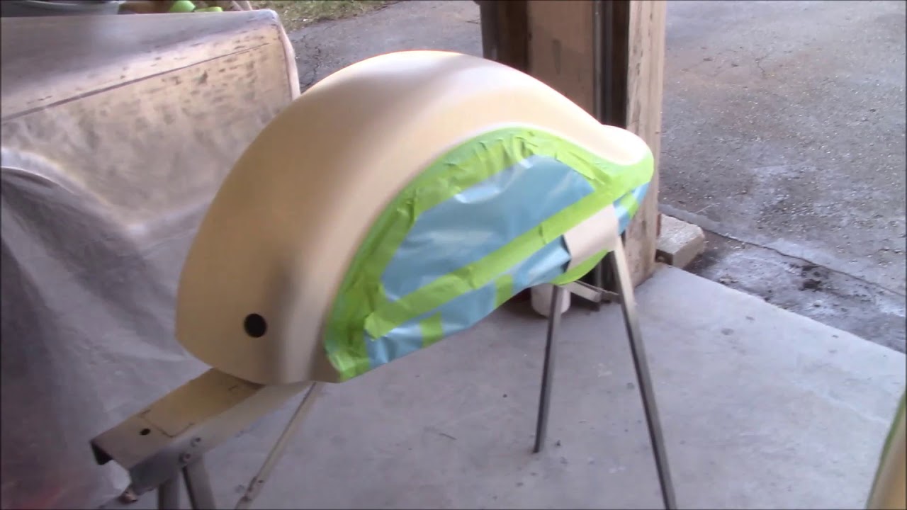 1999 Kawasaki Drifter 800 Project,  Paint Part 1