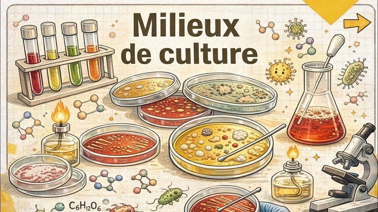 Milieux de culture – Parasitologie | 4ème Année Pharmacie – Université d’Alger