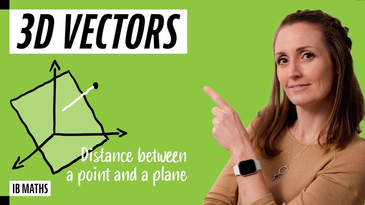 5 mins to find the Shortest Distance Between a Point and a Plane