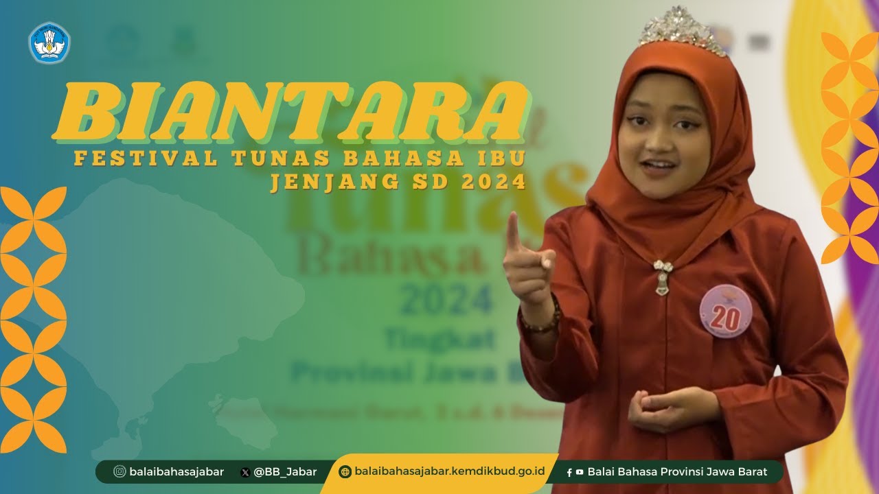 Pemenang I Biantara Kategori Putri Jenjang SD,  FTBI Jawa Barat Tahun 2024