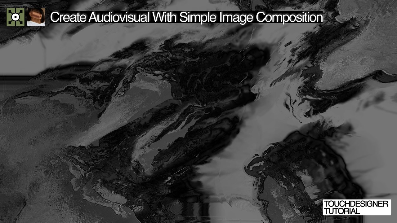 simple image composition in touchdesigner | tutorial