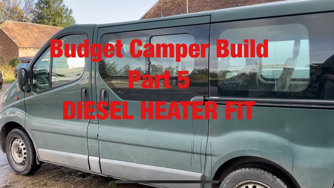 How I fitted a 2kw diesel heater to my Renault Traffic (Vivaro)  NO TANK DROP REQUIRED