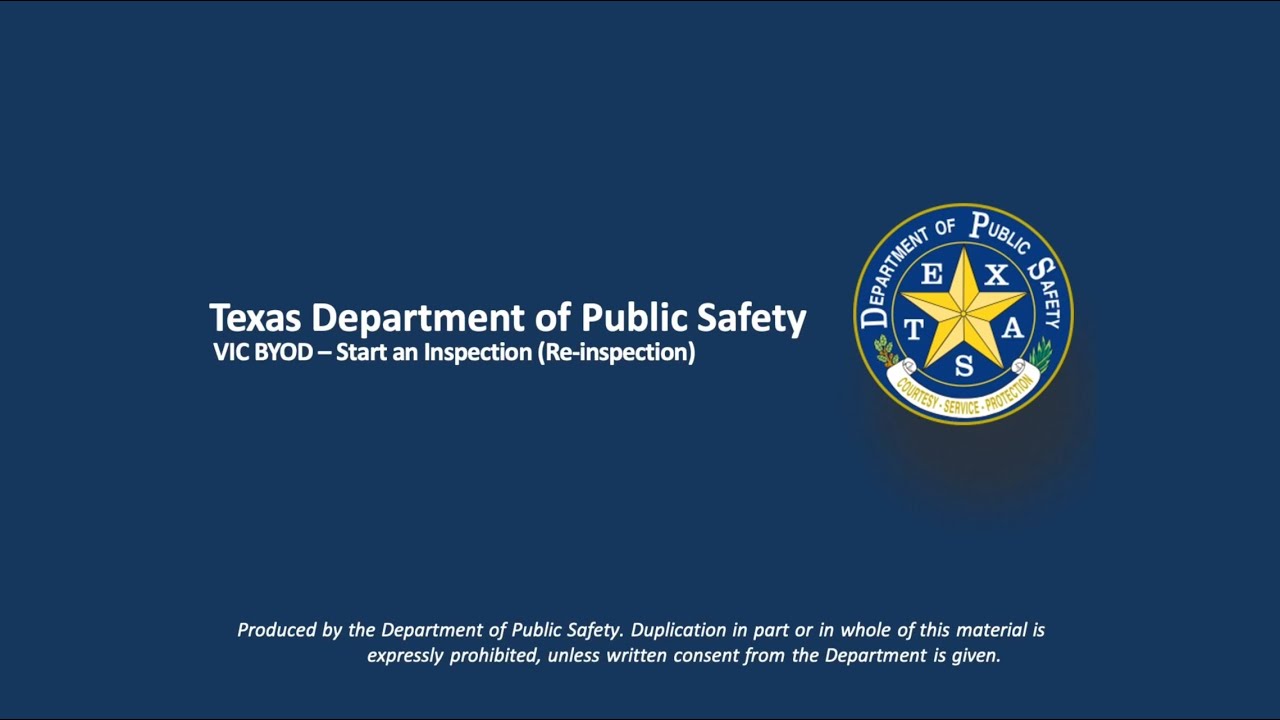 Regulatory Services: Vehicle Safety Inspection Modernization | Vehicle Re-Inspection Walk-Through