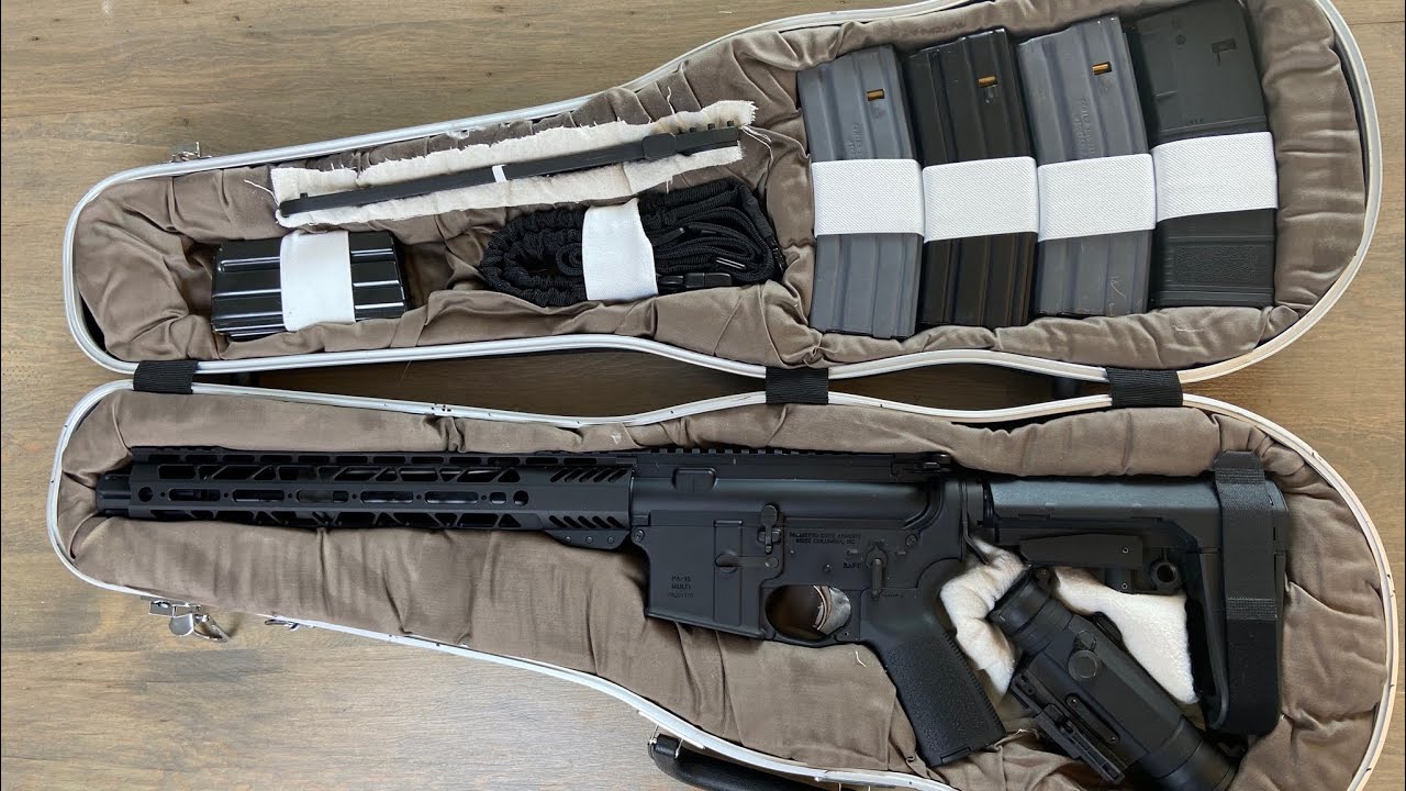How to make an AR 15 Violin Gun Case