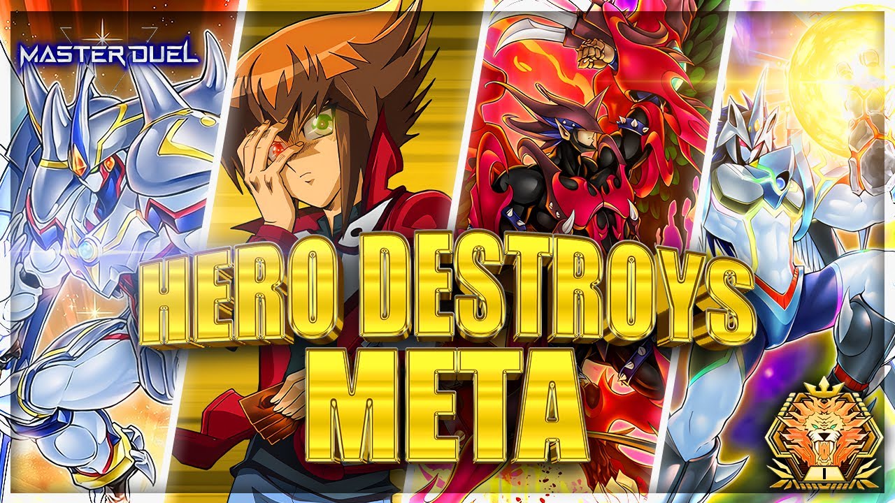 Destroying the META with HERO in Season 30 MASTER RANKED 1 | Yu-Gi-Oh! Master Duel