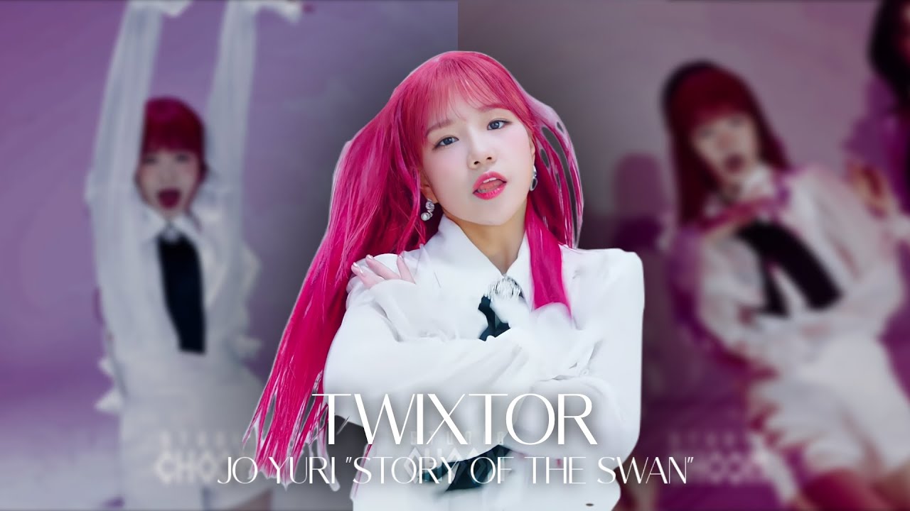 SLOWMO Twixtor Jo Yuri "Story of the swan" studio choom be original izone clips for edits 4K 2K