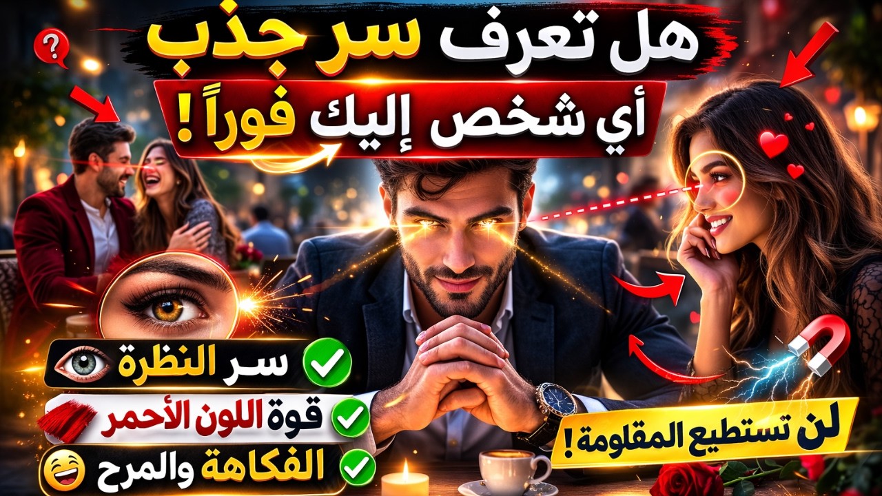 10 أسرار نفسية تجعل 'المرأة' تنجذب إليك لا إرادياً.. السر رقم 5 غريب جداً! 🤫🔥