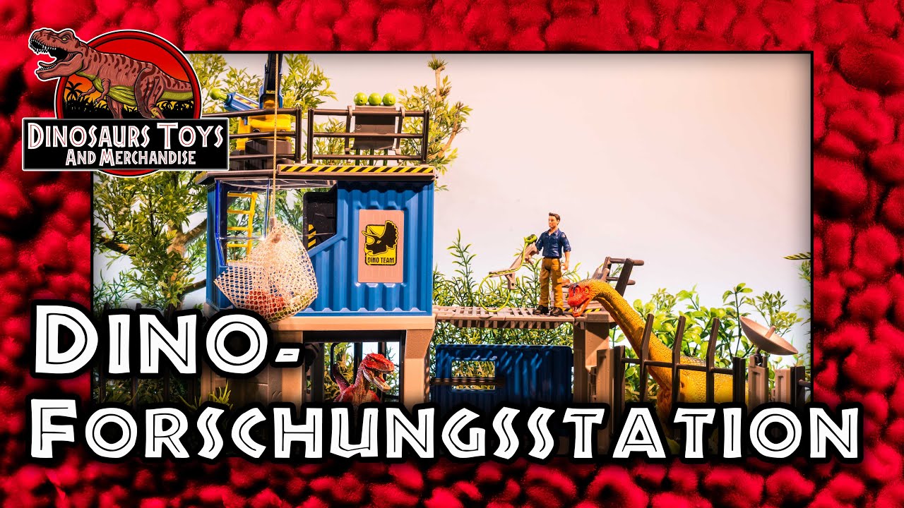 Schleich  Große Dino - Forschungsstation - 41462 Unboxing & Review Deutsch / German