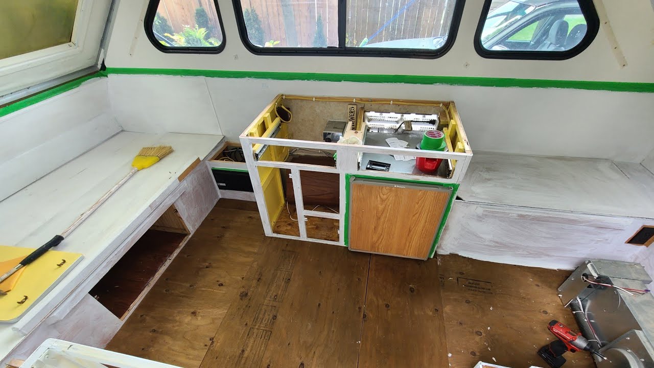2008 Aliner Classic Aframe renovation Part. 3