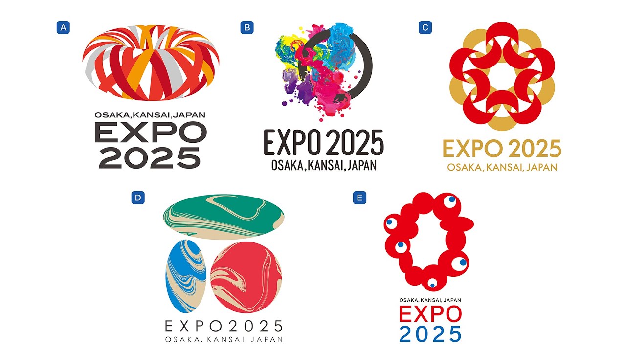 「大阪・関西万博」ロゴマーク最終候補作品発表　2025年日本国際博覧会協会