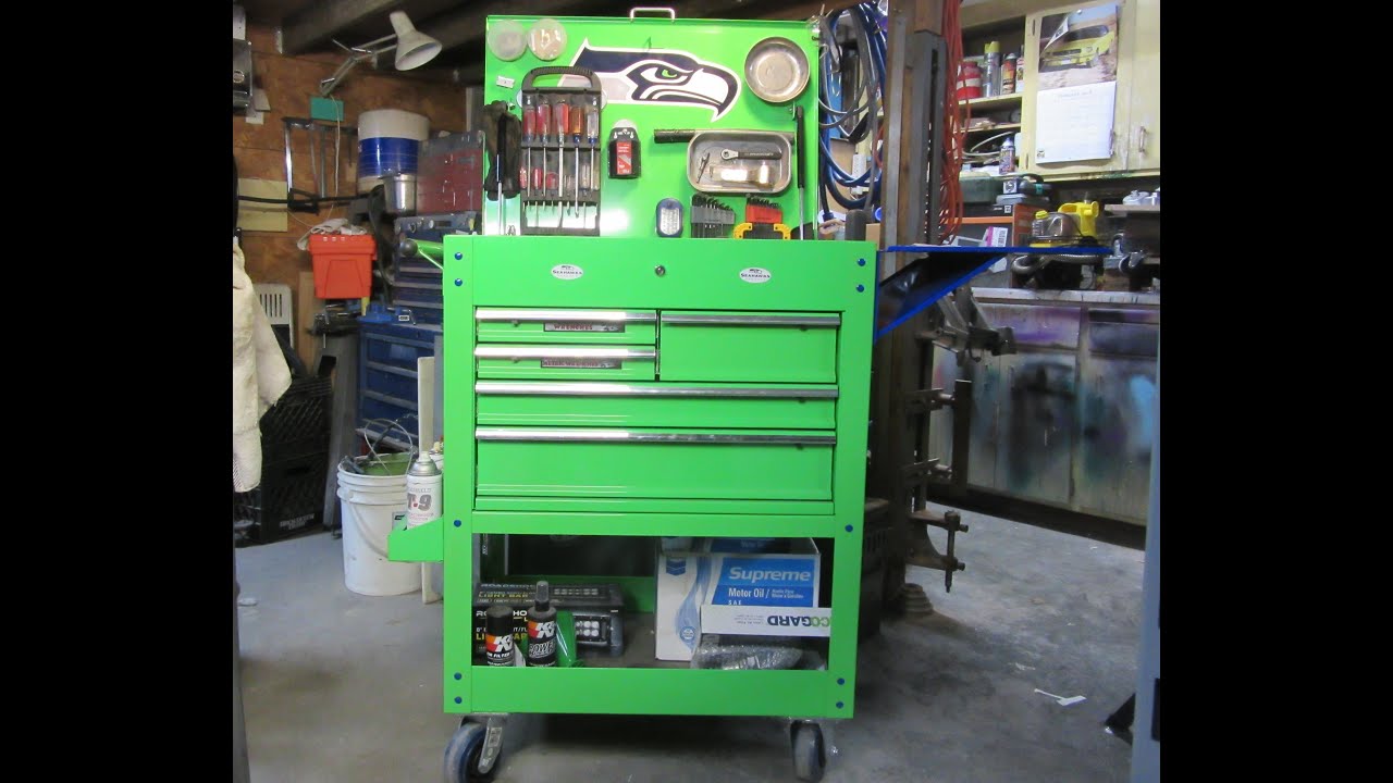 HARBOR FREIGHT 5 DRAWER TOOL CART MODS & HACKS (TALKING)