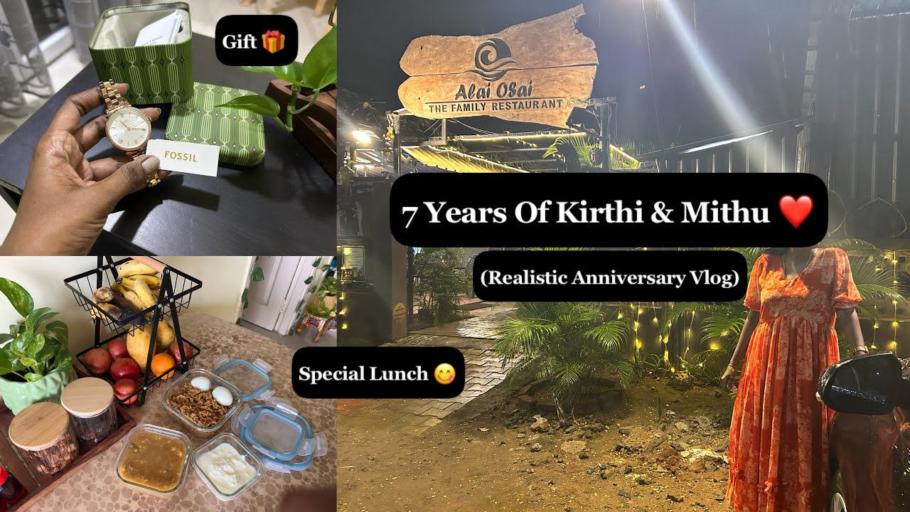 7 Years Of Kirthi & Mithu❤️ ||Realistic Anniversary Vlog ||What He Gifted🎁#vlog#tamil#home#lifestyle