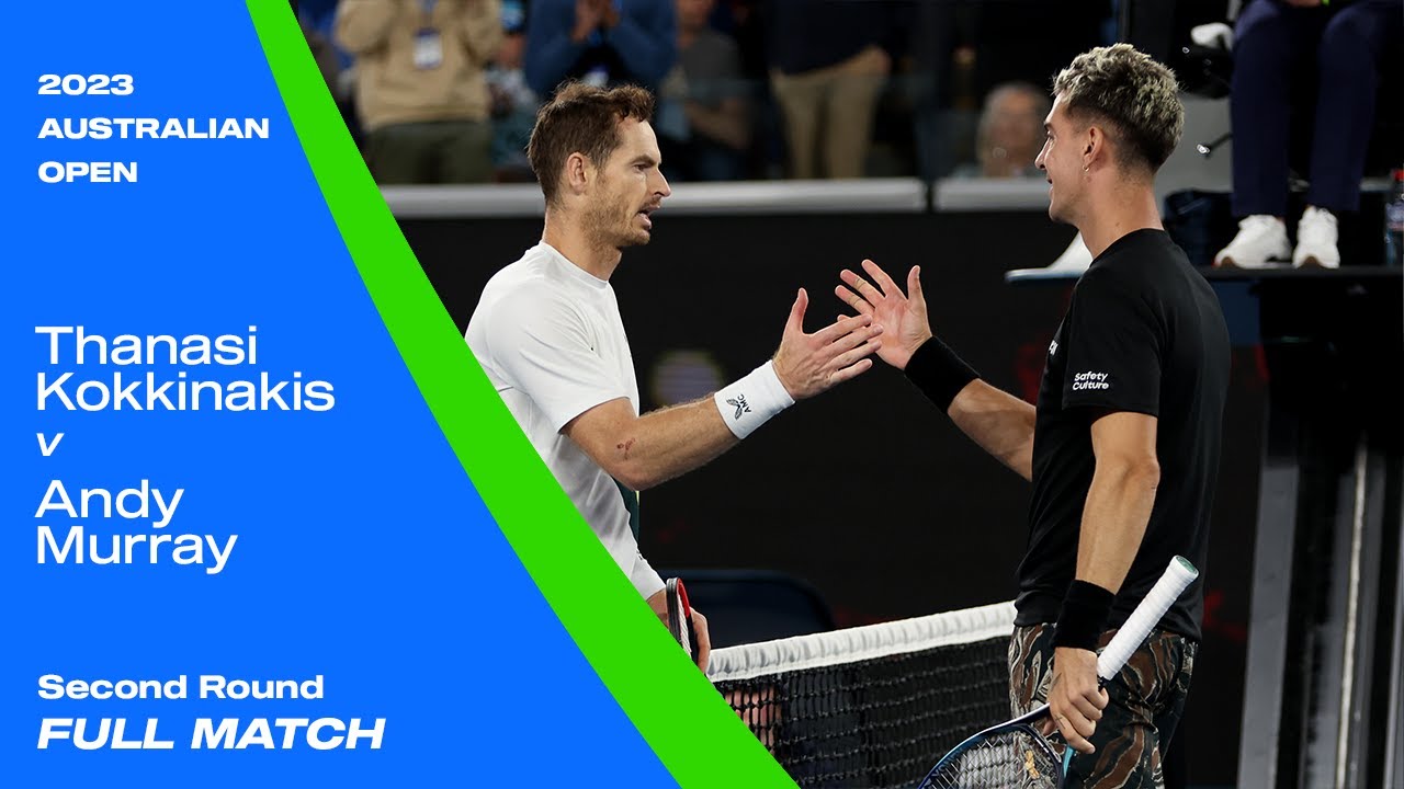 Andy Murray v Thanasi Kokkinakis Full Match | Australian Open 2023 Second Round