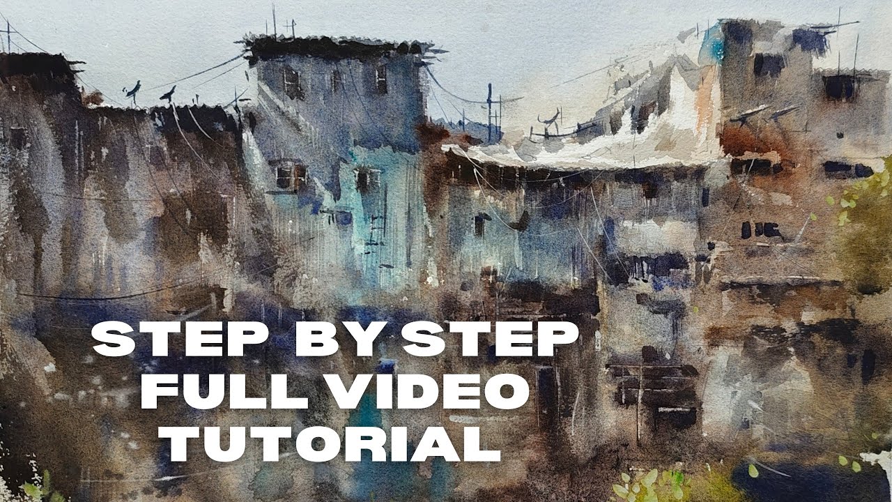 10 K Celebration / Live Demo /City Scape/ Achintya Hazra Watercolour Painting.