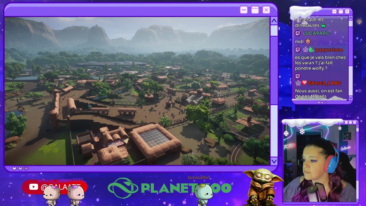 🔴 On finalise la serre et les backstages sur PLANET ZOO !!!