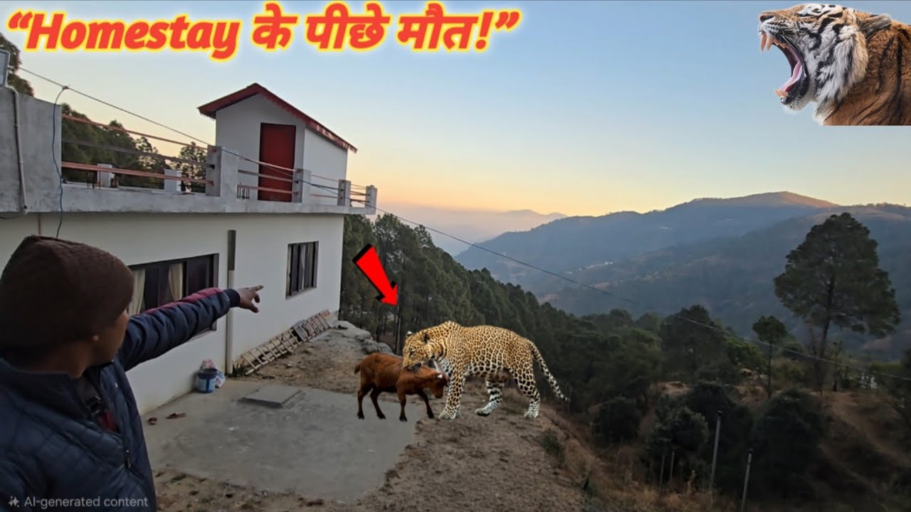 Homestay के पीछे मौत ❗️ यहीं से आता है Tiger & leopard 😱