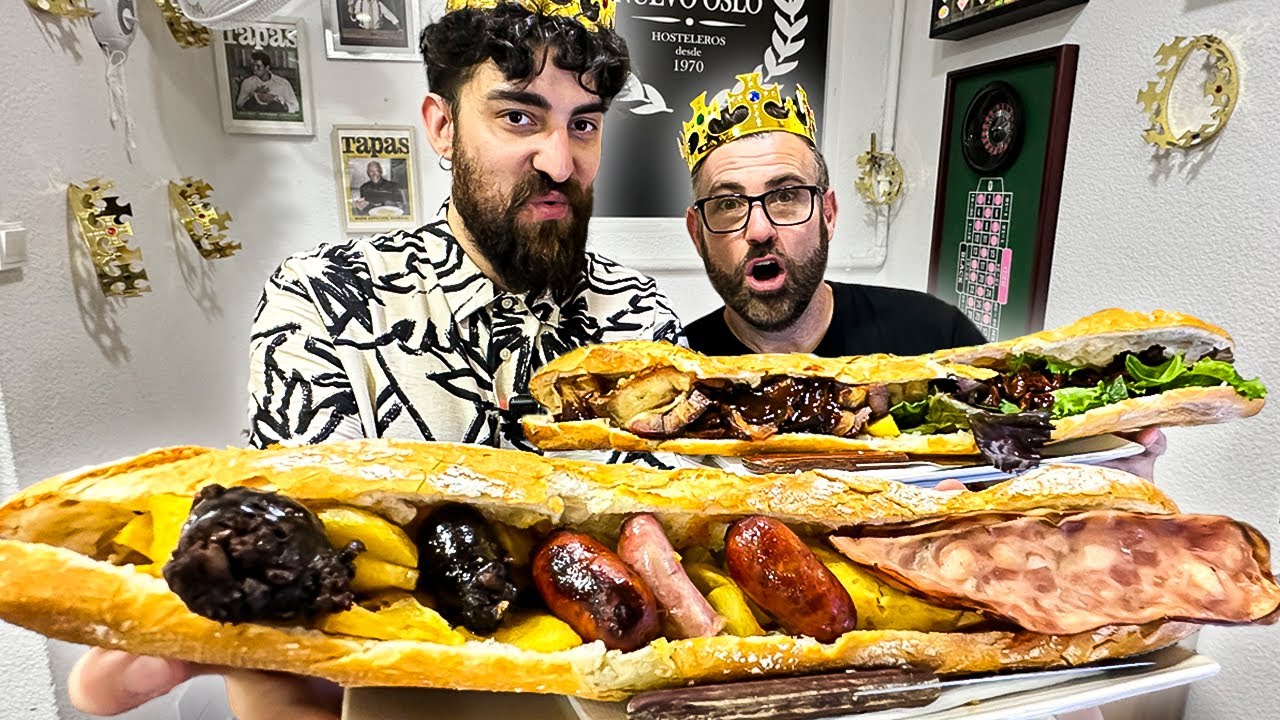 Probando BOCADILLOS GIGANTES en Valencia con El Bravero