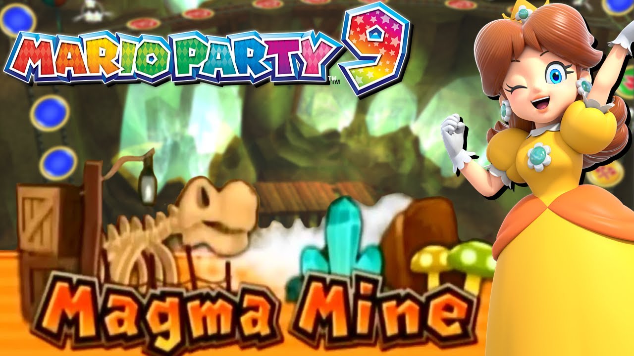 Mario Party 9 | Magma Mine w/ Daisy - Shiruetto Plush Gameplays