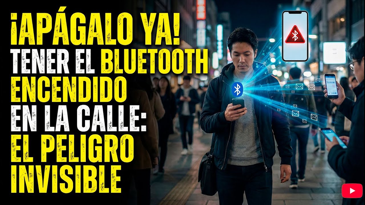 ¡Apágalo YA! Tener el Bluetooth encendido en la calle - El peligro invisible🚫📡