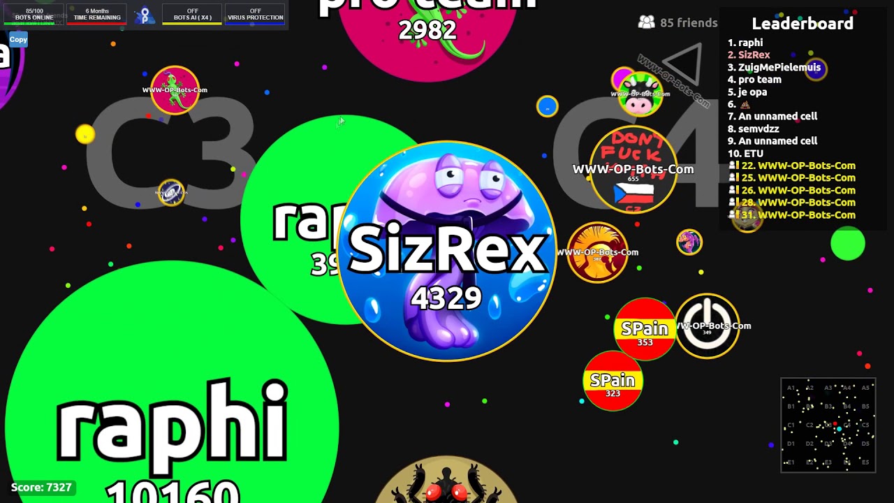 Agar.io bots are back! 27.11.2019