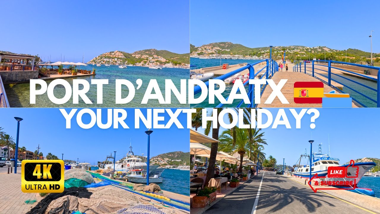 Port d'Andratx - Mallorca! 🛥️😍 Is this where you will be soon? 4K Walking Tour