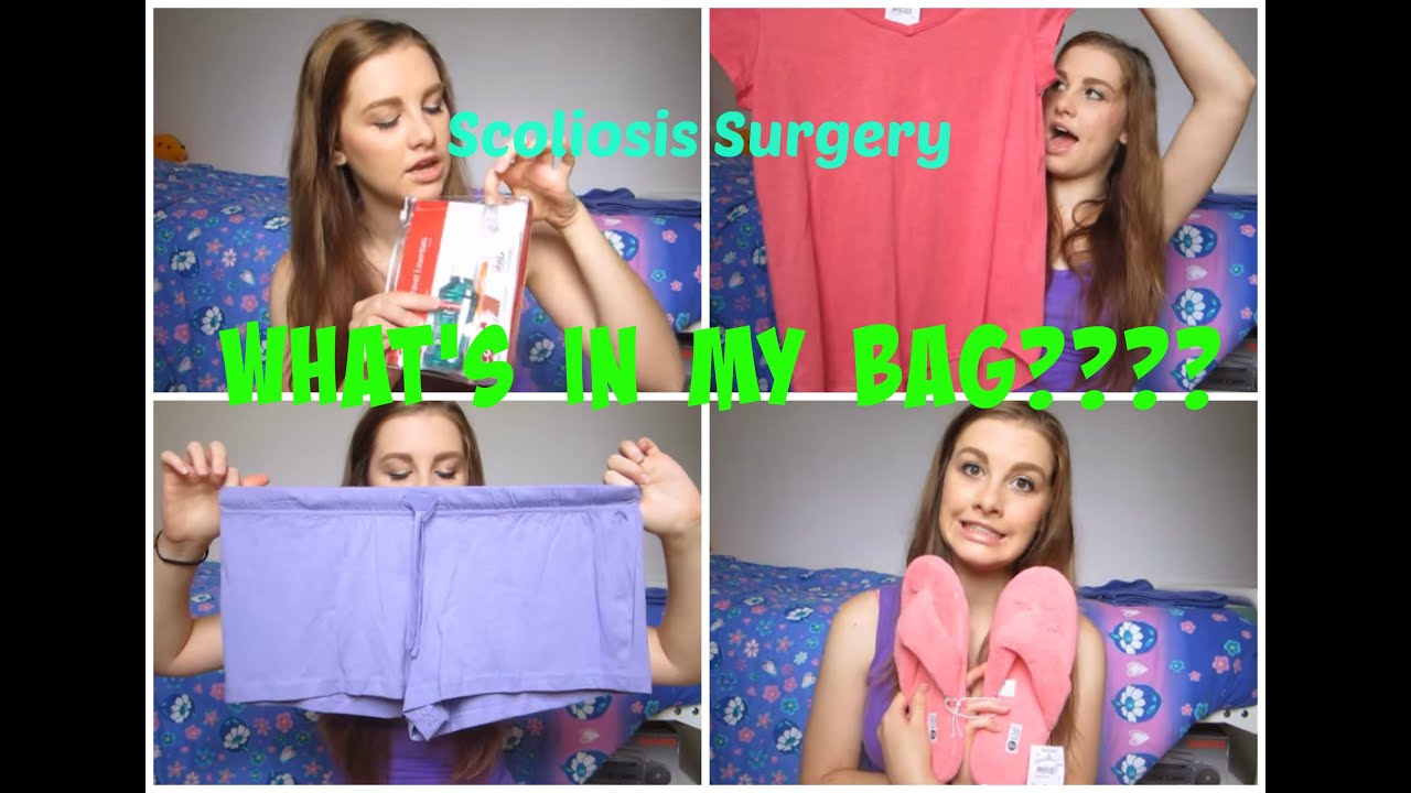Scoliosis Surgery- What's in my bag?