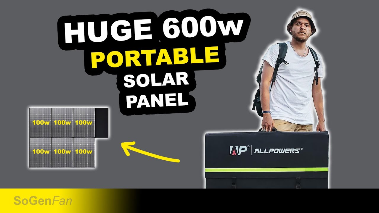 ALLPOWERS SP039 600w Portable Solar Panel