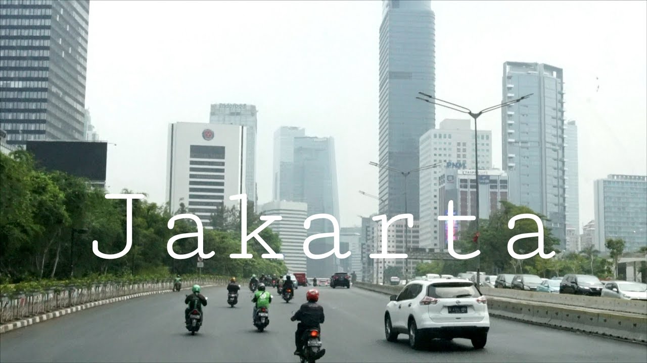 Jakarta city downtown bus tour Indonesia
