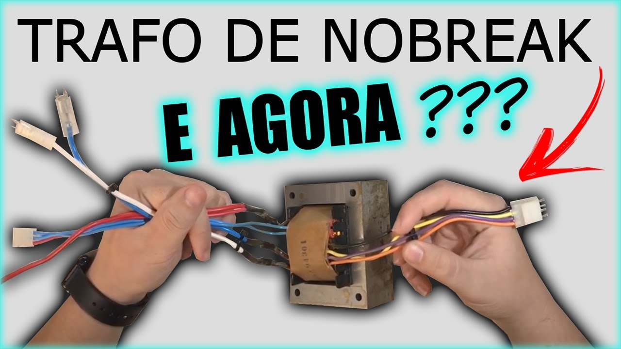COMO IDENTIFICAR UM TRANSFORMADOR - TRAFO DE NOBREAK