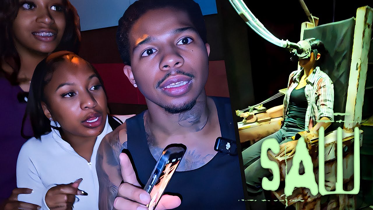 Ekane, Deshae & Brooklyn Goes To A Haunted Maze..