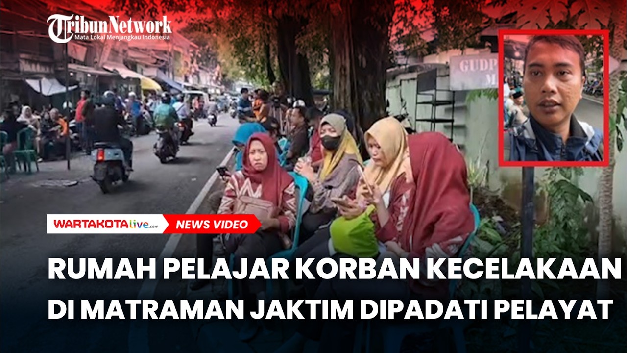 Rumah Pelajar Korban Kecelakaan di Matraman Jaktim Dipadati Pelayat