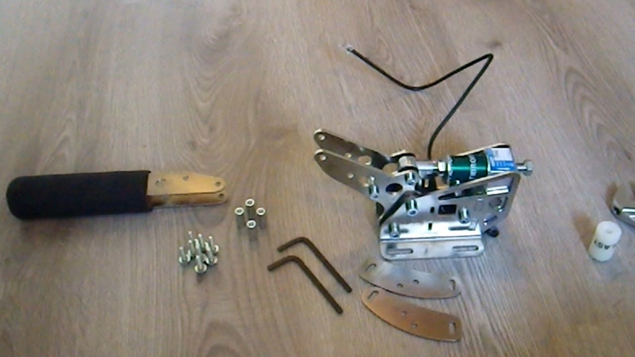 Unboxing. Heusinkveld Load Cell Handbrake