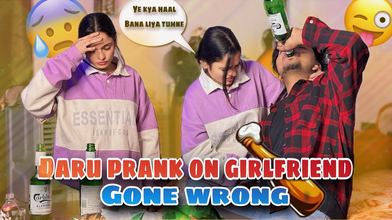 Drunk Prank On My Girlfriend 😜 || Khushi Ka Shocking Reaction 🤯😰 || @Khushmit143
