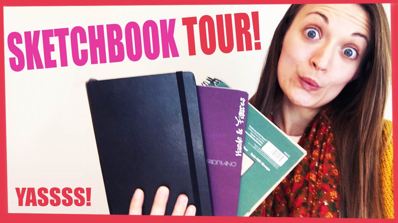 TOURING MY OLD SKETCHBOOKS! Flip Through my Art