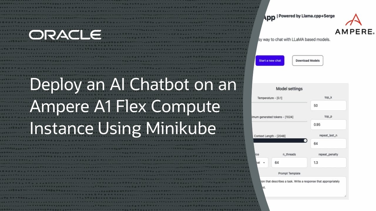 Deploy an AI Chatbot on an Ampere A1 Flex Compute Instance Using Minikube