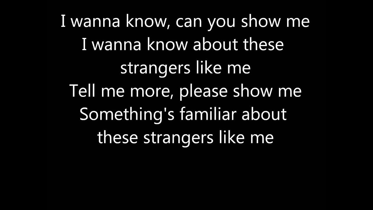 Tarzan- Strangers like me Lyrics