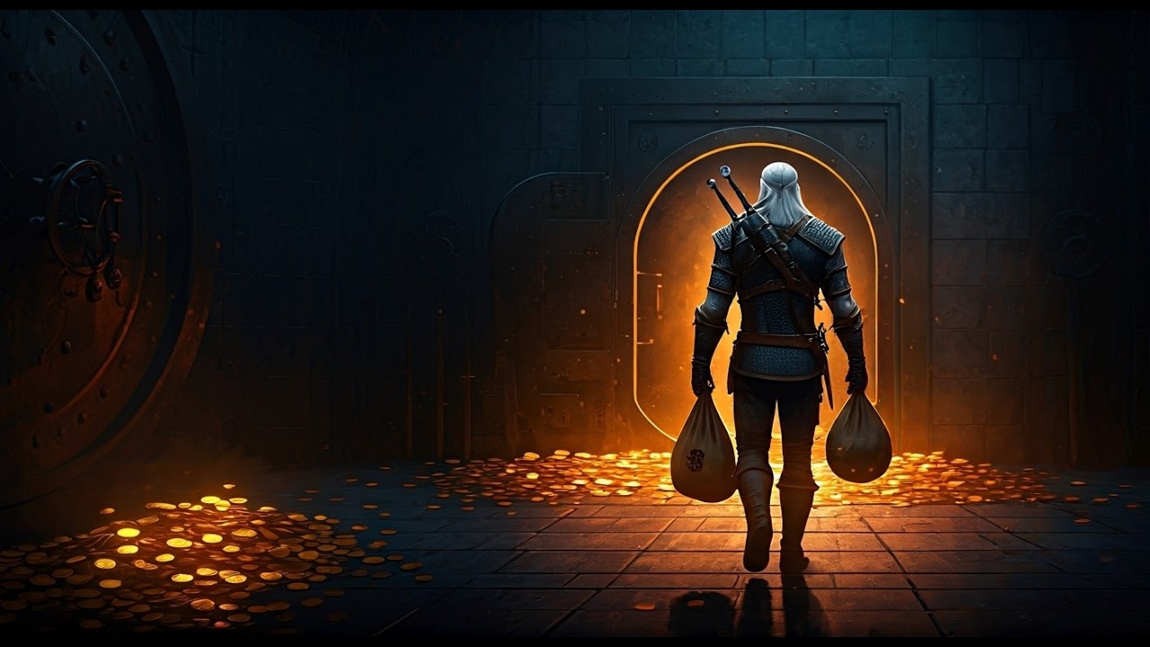 Geralt robs a vault - Witcher 3 deathmarch